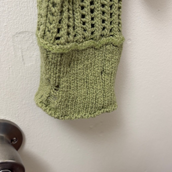 American Eagle Outfitters Olive Green Knit Cardigan - Picture 6 of 7
